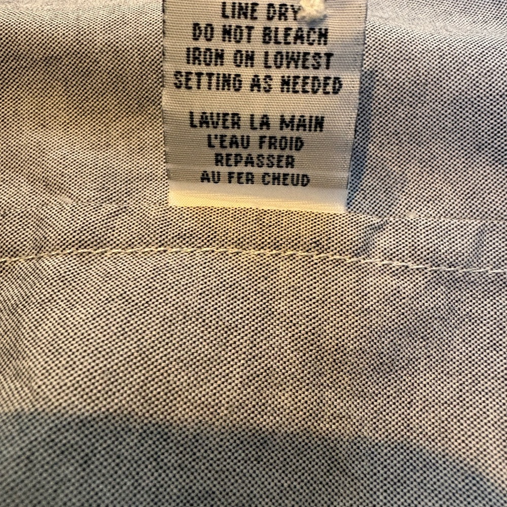 Jonathan Simkhai EUC pieced color block button up top - Picture 9 of 9
